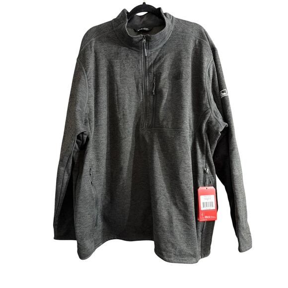 The North Face Skyline 1/2 Zip Fleece Pullover Dark Grey Heather Size 3XL New - Picture 1 of 8